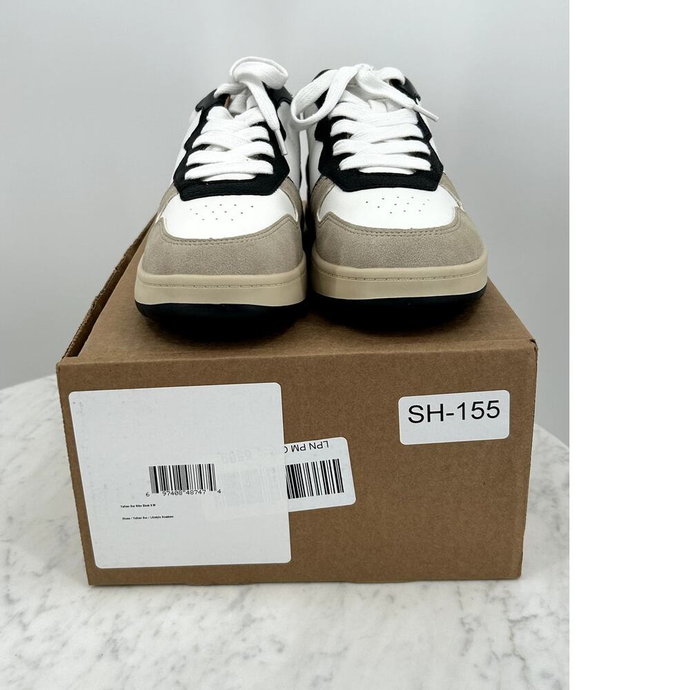 NEW Yellow Box Niko Low Top White Beige Black Casual Sneakers Women’s 8 - Picture 8 of 8